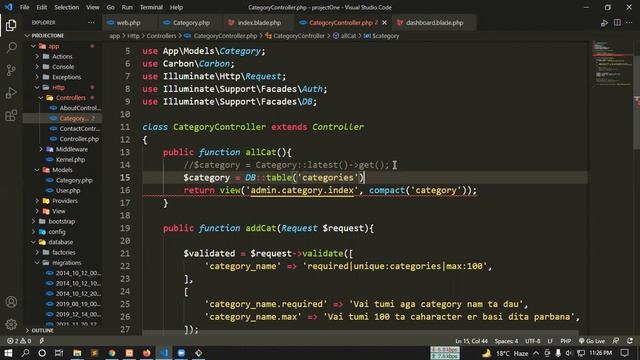 18 Laravel tutorial | Laravel CRUD | How to Read Data With Query Builder in Laravel 8 смотреть онлайн