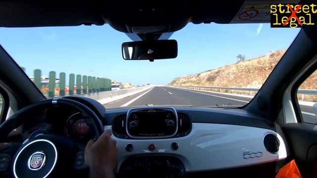 Abarth 595 T jet 145 hp is realy fast!? смотреть онлайн