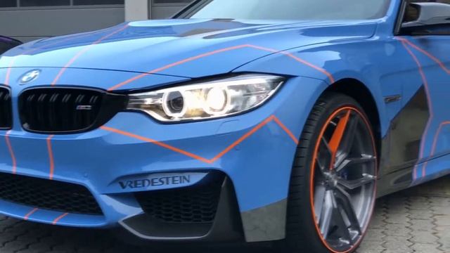 GP CAR WRAPPINGPORN!!! BMW F80 M3 SPEEDY G. Teilfolierung. car wrapping смотреть онлайн