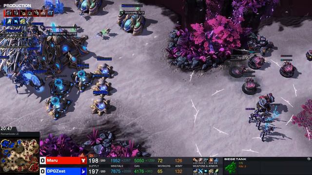 Starcraft 2 - Zest vs Maru - Art of defence | พากย์ ไทย смотреть онлайн