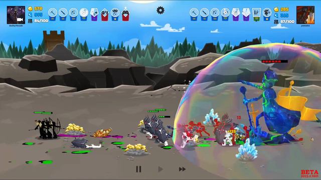 Stick war 3 - Multiplayer 1vs1 - Order vs Order - GuiltyThrush vs Yamaha смотреть онлайн