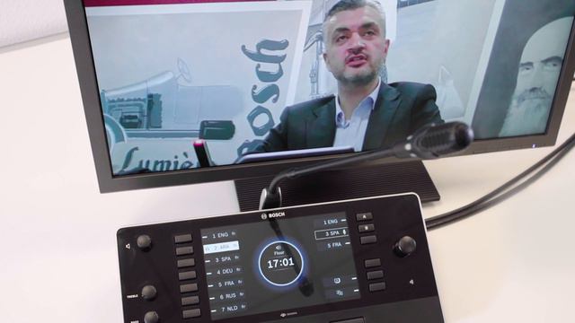Bosch Security – Highlighting the DICENTIS Interpreter desk смотреть онлайн