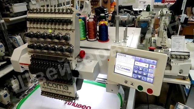 промышленная одноголовочная вышивальная машина ricoma-1501 смотреть онлайн