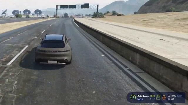 Тест скорости Pfister Teycan Cross Turismo 2022 #gta5rp #транспорт #скорость