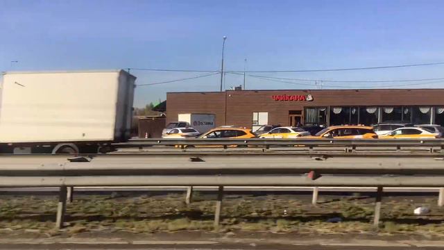 Поездка на автобусе 308 от Аэропорта Домодедово до Метро Домодедовская. смотреть онлайн