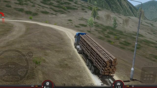 Rain ?️☔ Off-roading on mountain ? (Trucker of Europe)#khoai Lang thang смотреть онлайн