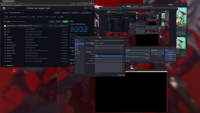 How to use the obs-gstreamer plugin with vaapi and obs-vkcapture together on linux. смотреть онлайн