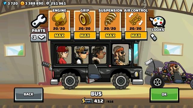 Hill Climb Racing 2 - Tactic 2 Race 413m (Crossed Wires) смотреть онлайн