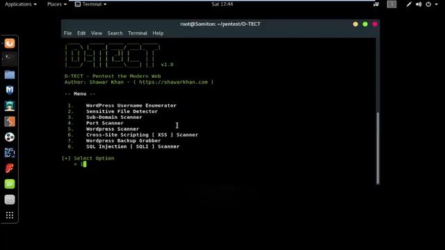 KALI LINUX TOOLS : D-TECT WORDPRESS USERS смотреть онлайн