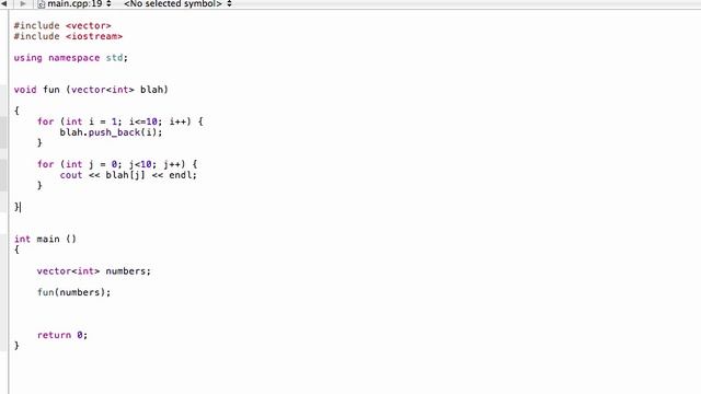 Passing vectors into functions by value and by reference (C++ programming tutorial) смотреть онлайн