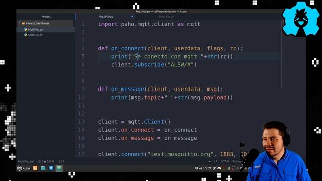 ? Ejemplo MQTT Python tutorial español ? | Protocolo IOT смотреть онлайн