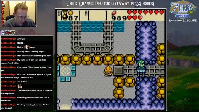 Zelda Oracle of Ages: Winning Boomerang on 50th try! смотреть онлайн