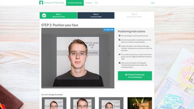 PassportPhotoApp.com Free Passport & Visa Photo Builder смотреть онлайн