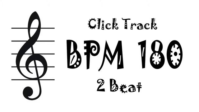 【BPM 180】Drum 2Beat - Rhythm Track Metronome смотреть онлайн