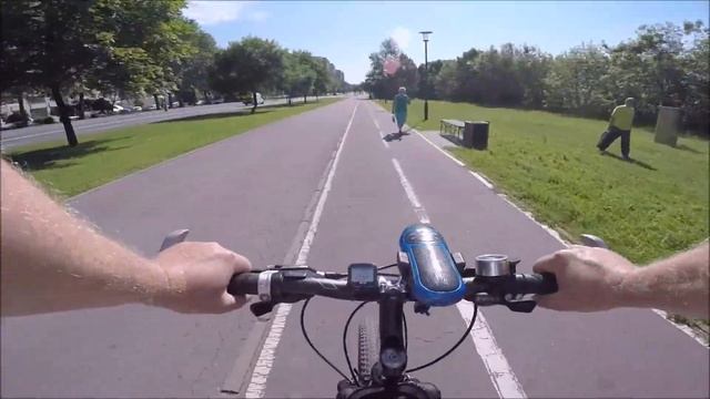 Велопрогулка на Борисовских прудах. смотреть онлайн