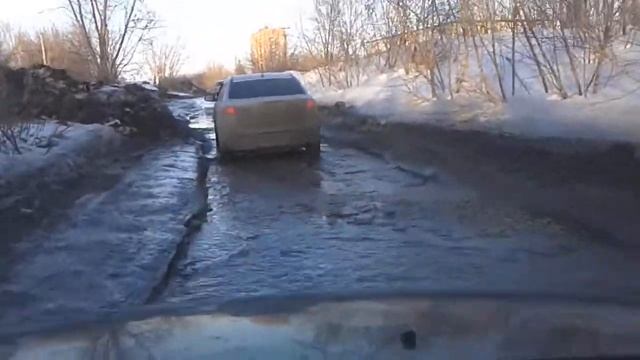 Пр. Карла Маркса - магистраль Центральная))) terrible roads ! смотреть онлайн