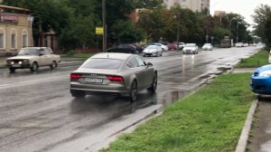 Спортивный выхлоп на Audi A7 3.0 Kompressor