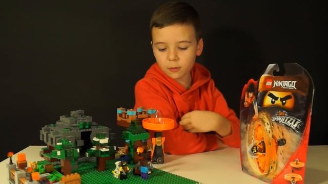НУБ МАЙНКРАФТ ? Лего Ниндзяго 2018 Кружитцу LEGO Minecraft смотреть онлайн