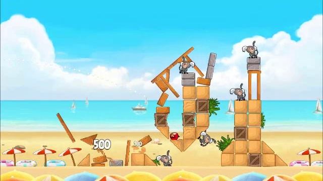 Official Angry Birds Rio Walkthrough Beach Volley 6-10 смотреть онлайн