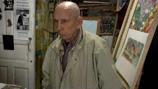 В мастерской художника Владимира Астафьева #Владимир_Астафьев #Живопись #Мастерская_художника смотреть онлайн