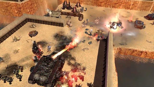 Iron Hands vs Night Lords - Astartes Mod - Warhammer 40K Dawn Of War 2 Retribution смотреть онлайн