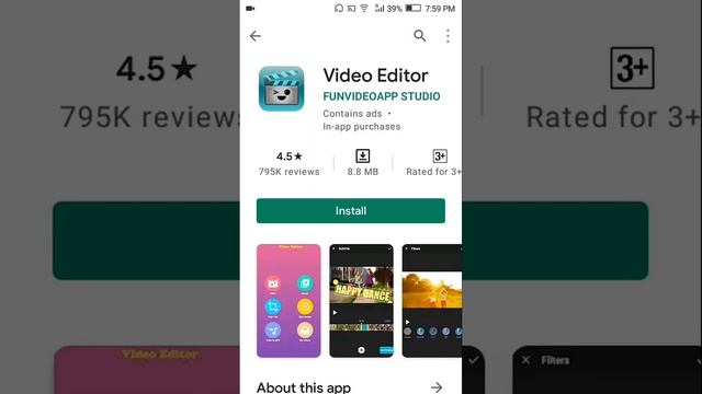 Best Free Video Editor | Best Video Editing App For Android | Best Video Editing App | #short смотреть онлайн