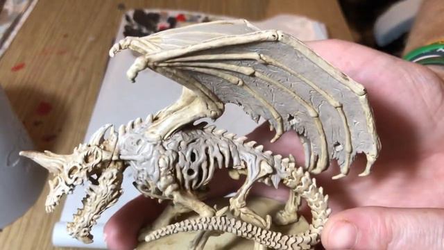 How To Paint A Dracolich / Skeletons / Zombie Skin: Easy Painting Guide (10 Paints Or Less)