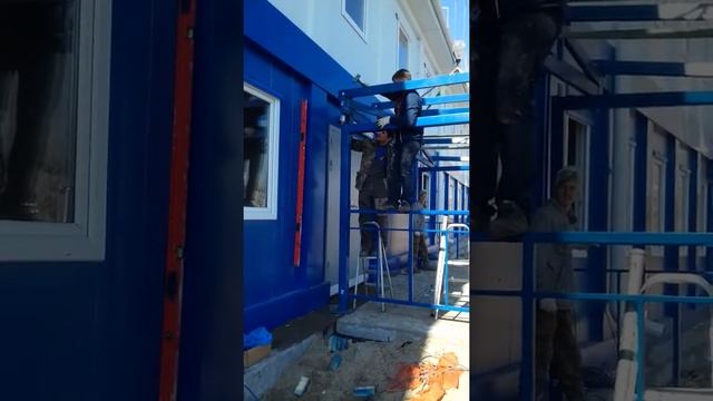 Монтаж навеса. 59 61 41