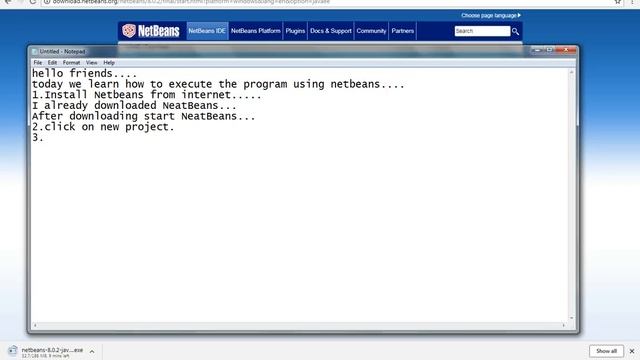 how to execute java program using NetBeans смотреть онлайн