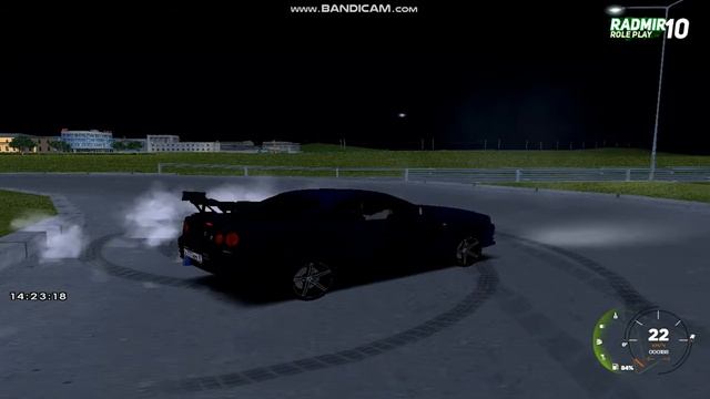 DRIFT HA NISSAN SKYLINE. ПРОЕКТ - RadmirRP. Сервер: 10. смотреть онлайн