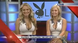 Playboy Playmates Tee Off in Indio