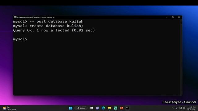 Belajar Database MySQL with Command Prompt - 10 - PRIMARY KEY смотреть онлайн