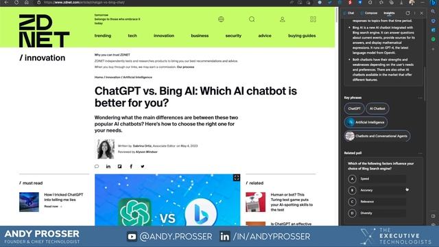 Productivity Hack - Discovering Bing Chat смотреть онлайн