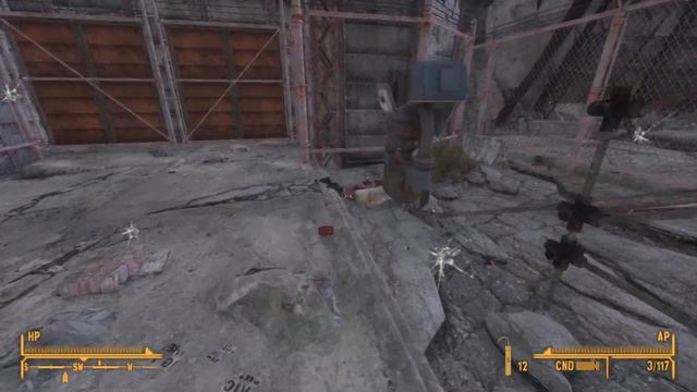 Fallout: New Vegas - Securitron commits a war crime смотреть онлайн