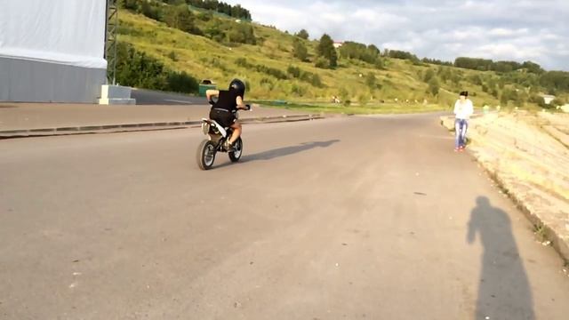 Кайо мотард 190... Пробный заезд... смотреть онлайн