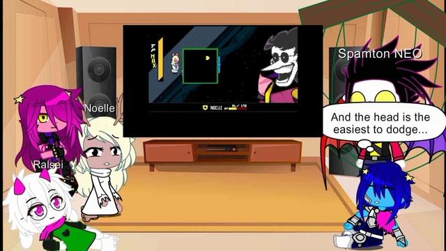 DELTARUNE react to "A different Snowgrave" | Read Description | Gacha Reaction смотреть онлайн