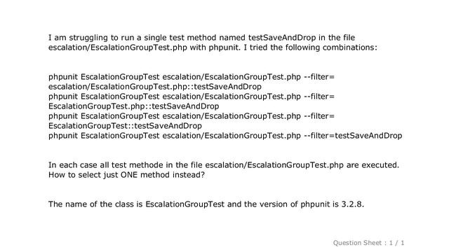 PHP : How to run single test method with phpunit? смотреть онлайн