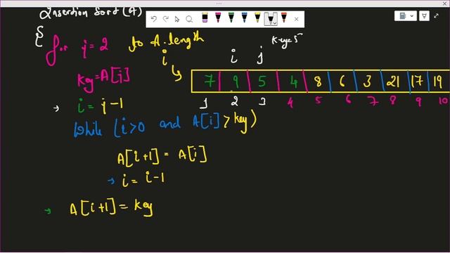 DSA Class #45:--How Insertion Sort Work ?? Space and Time Complexity of Insertion Sort смотреть онлайн