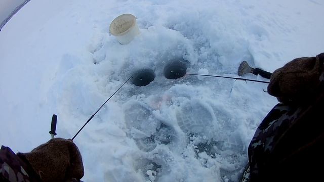 Ловля корюшки на махалки с поплавком!!!Охота и рыбалка На Дальнем Востоке. смотреть онлайн