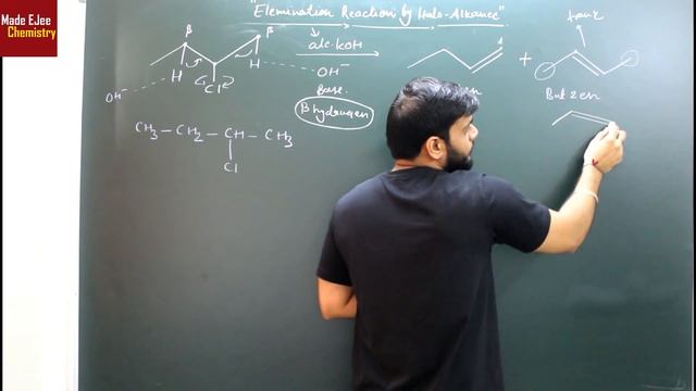 Elimination reaction [ saytzeff and hoffmann Products] | Halo Alkanes Halo Arenes | NEET JEE AIIMS смотреть онлайн