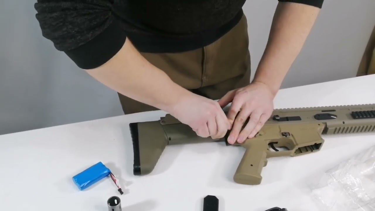 JM Scar Gen 8 – обзор автомата для гидробола (орбибола) смотреть онлайн