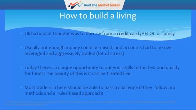 Beat the Market Maker NEW CONTENT BTMM Steve Mauro - DMR - 7142021: Trading as a Business