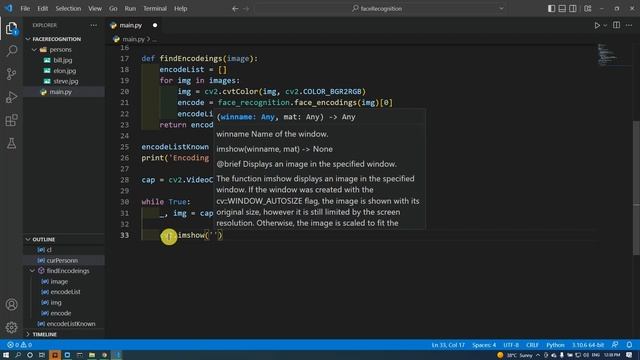 انشاء برنامج بايثون للتعرف على الاشخاص من الوجه | Face recognition python project смотреть онлайн