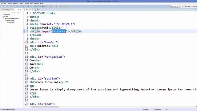 HTML5 Tutorial For Beginners 12 # Using div Tags to Layout header, navigation, section and footer смотреть онлайн