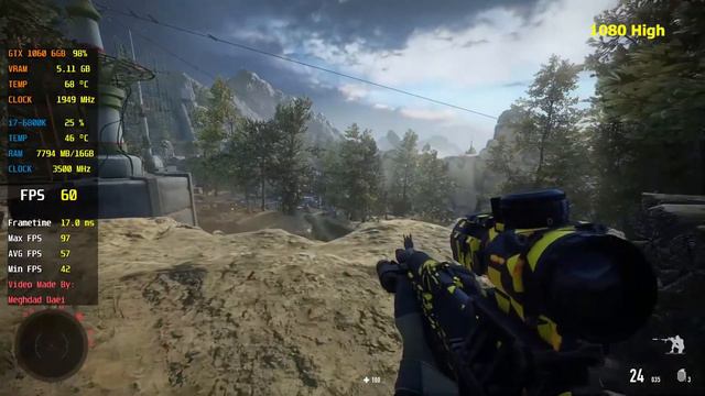 Sniper Ghost Warrior Contracts 2 GTX 1060 6GB All Setting FPS & Gameplay смотреть онлайн
