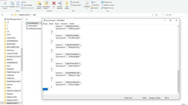 TELEGRAM HESAP AÇMA BOTU #Python смотреть онлайн