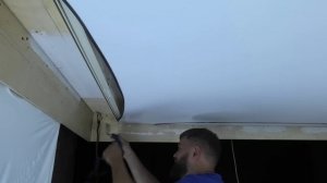 Ниша для штор в натяжном потолке / Хороший экономный вариант