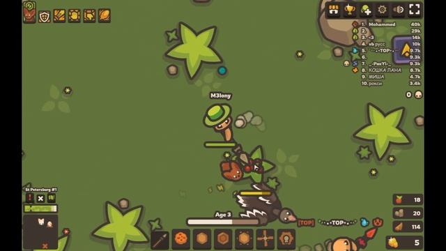 Учусь играть в Taming io #1 смотреть онлайн