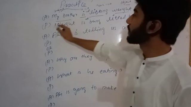 Change Present Continuous Tense to passive voice easily. смотреть онлайн