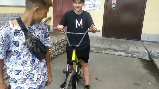 поставил мтб руль на bmx и наоборот смотреть онлайн